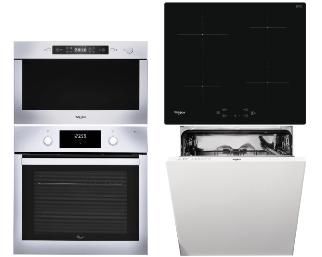SET WHIRLPOOL AKP 745 IX + WS Q7360 NE + AMW 439 IX + WI 3010