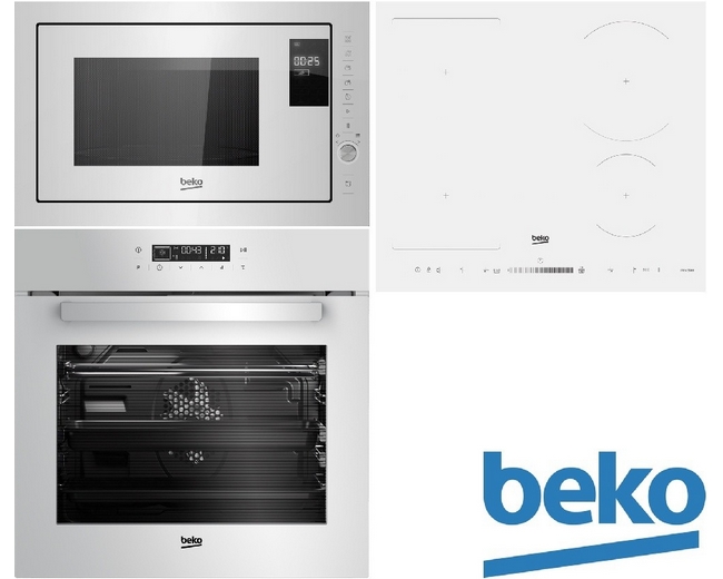 SET BEKO BIR 14400 WGCS + HII 64500 FHTW + MGB 25333 WG