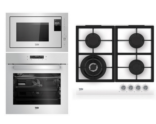 Set Beko BIR14400WGCS + HILW64225SW + MGB25333WG
