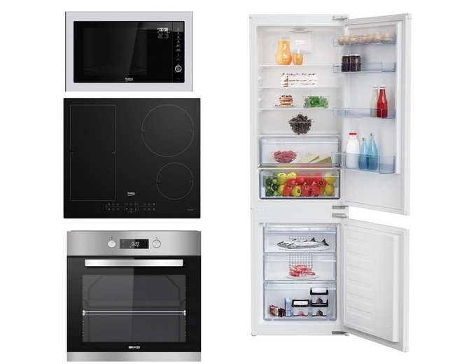 SET BEKO BIM 22304 XCS + MGB 25332 BG + HII 64200 FMT + BCSA 285 K3S