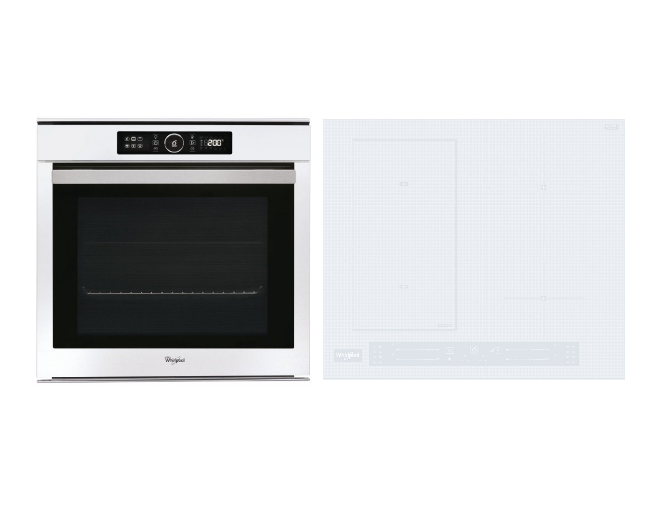 SET WHIRLPOOL AKZM 8480 WH + WL S5360 BF/W