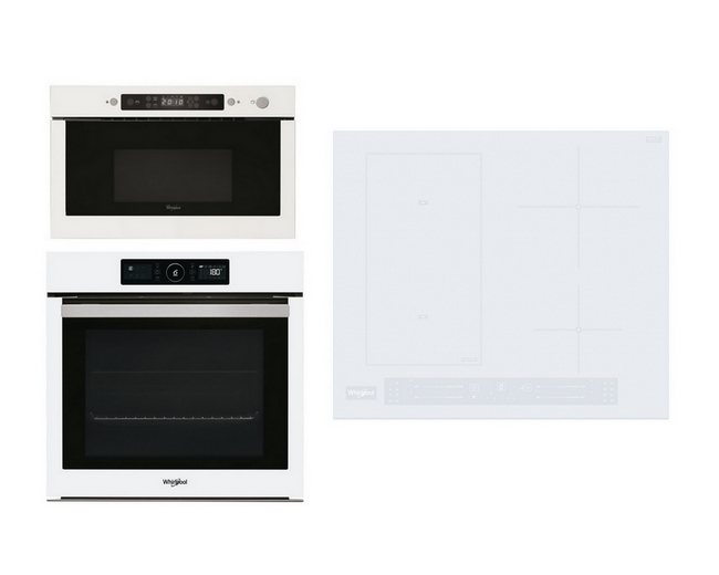 SET Whirlpool AKZ9 6230 WH + AMW 439 WH + WL S5360 BF/W