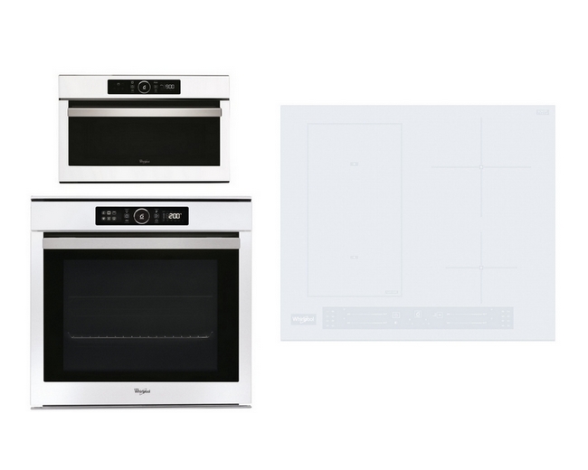 SET WHIRLPOOL AKZM 8480 WH + AMW 730 WH + WL S5360 BF/W