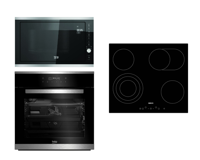 Set Beko BIMM25400XMS + HIC64404T + MGB25333X
