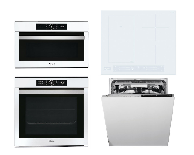 SET WHIRLPOOL AKZM 8480 WH + AMW 730 WH + WL S5360 BF/W + WIP 4O33N PLE S