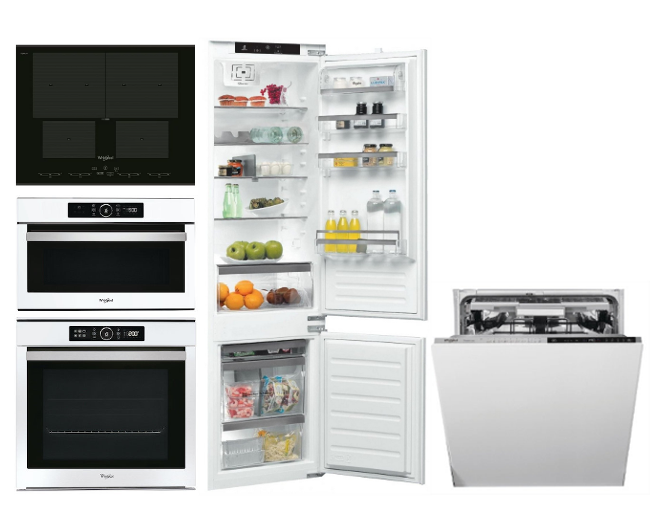SET WHIRLPOOL AKZM 8480 WH + AMW 730 WH + SMO 654 OF/BT/IXL + WIP 4O33N PLE S + ART 9811 SF2