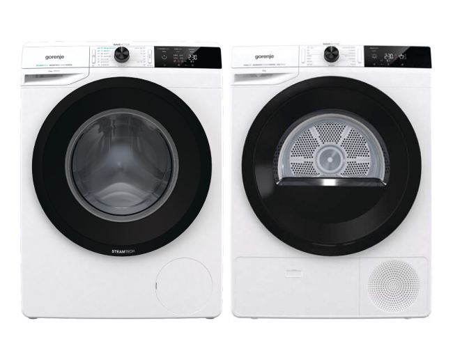 Set Gorenje WEI84CPS + D2E83I/GI
