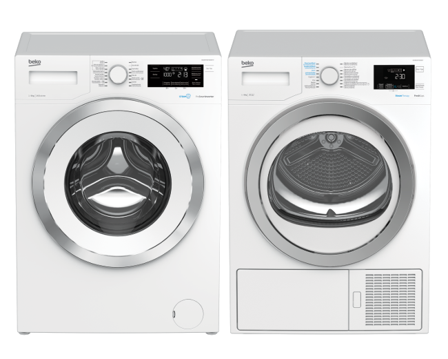 Set BEKO XWUE8736CSWX0CST + XDH8634CSRXDST