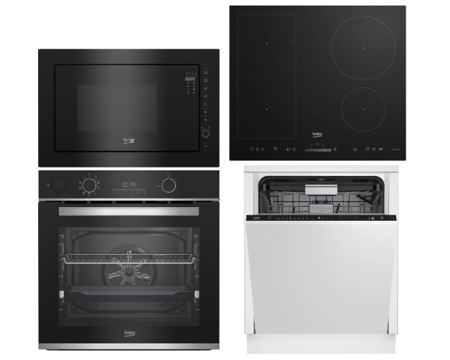 Set Beko BBIS13300XPE + BMGB25333BG + HII 64500UFT + BDIN38524Q