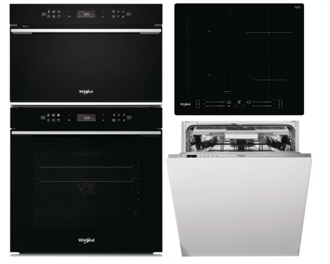 SET WHIRLPOOL W Collection W7 OS4 4S1 P BL + W7 MD440 NB + WL S7960 NE + WIO 3O540 PELG
