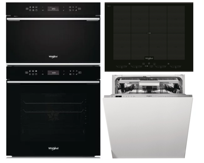 SET WHIRLPOOL W Collection W7 OS4 4S1 P BL + W7 MD440 NB + SMO 658C/BT/IXL + WIO 3O540 PELG