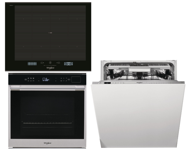 SET Whirlpool W Collection W7 OS4 4S1 P + SMP 658C/BT/IXL + WIO 3O540