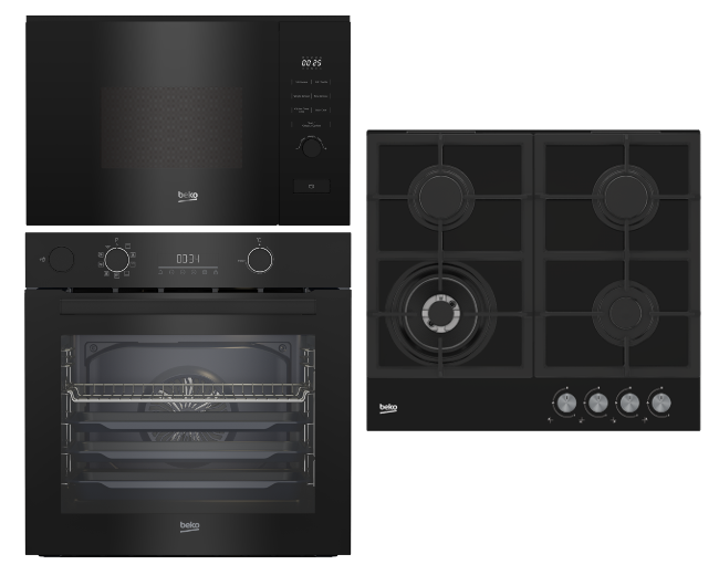 Set BEKO BBISM14300BPE + BMGB20212B + HILW 64225S