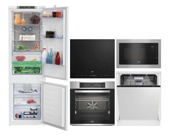 Set Beko BBIM12400XCS + BMGB25332BG + HII64500UFT + BDIN38531D + BCNA275E4SN