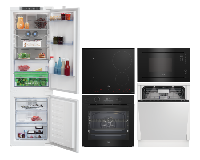Set Beko BBIS17300BPSE + BMCB25433BG + HII 64822UFT + BDIN38531D + BCNA275E4SN