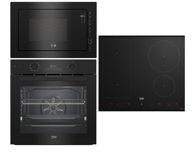 Set Beko BBIS17300BPSE + BMCB25433BG + HII 64822UFT
