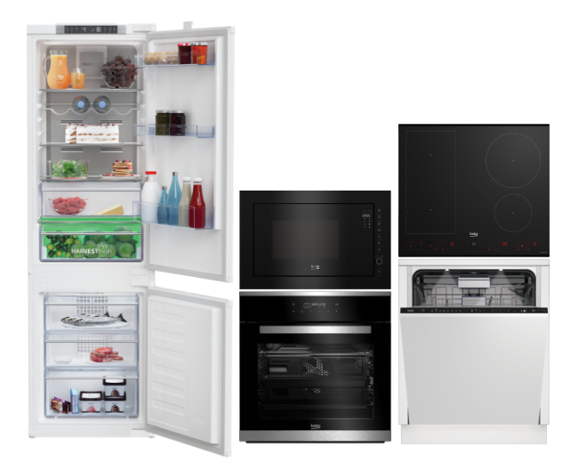 Set BEKO BIMM25400XMS + BMGB25333BG + HII 64822UFT + BDIN38531D + BCNA275E4SN