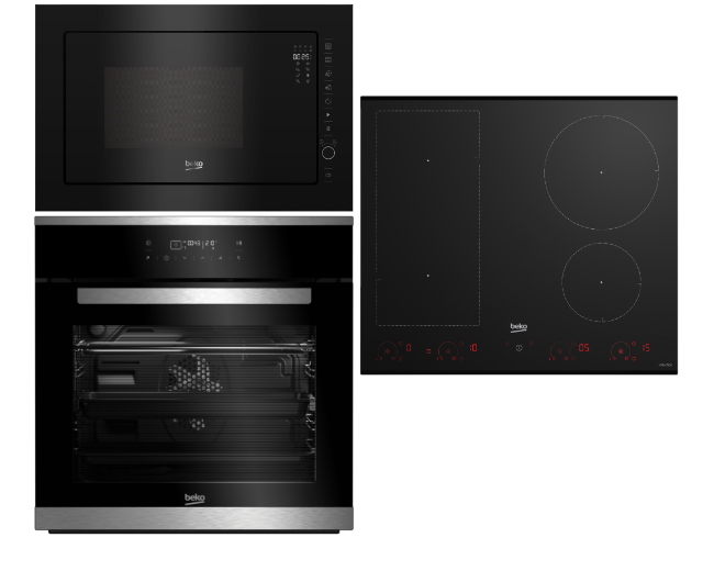 Set BEKO BIMM25400XMS + BMGB25333BG + HII 64822UFT